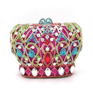 Crystal Rhinestone Birthday Clutch